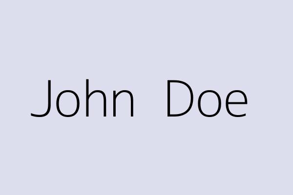 John  Doe